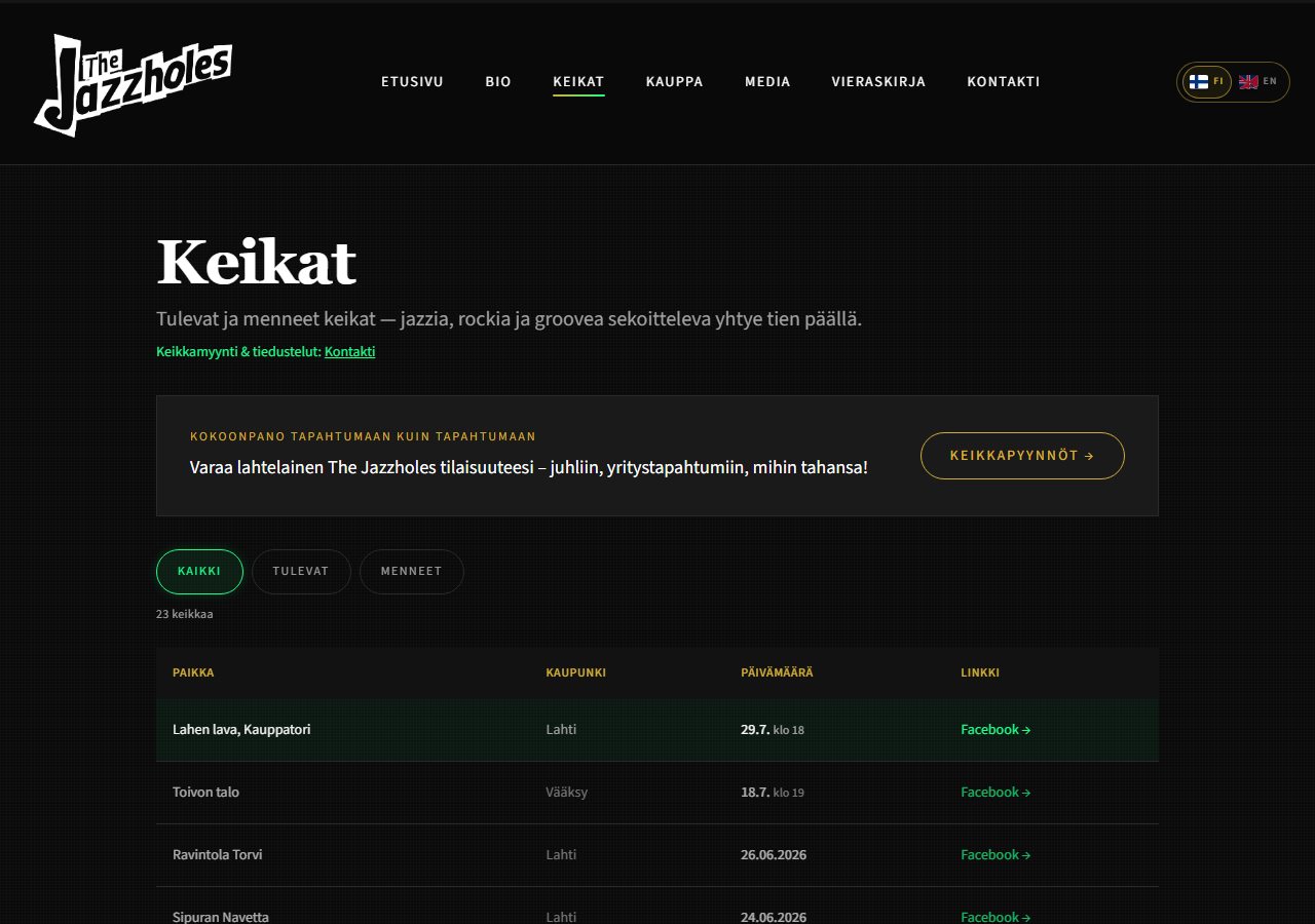 Keikkakalenteri