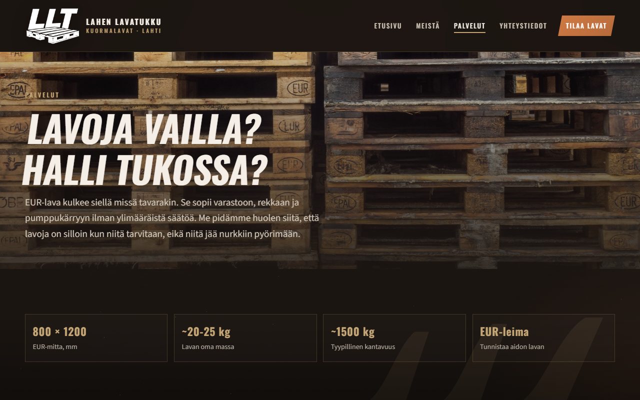Lahen Lavatukun palvelusivu