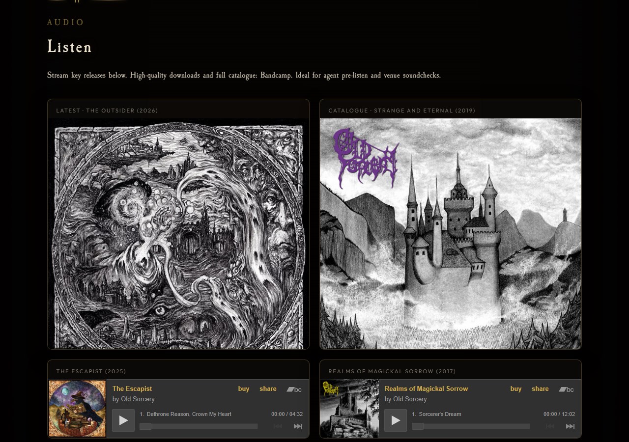 Old Sorcery – listen / Bandcamp